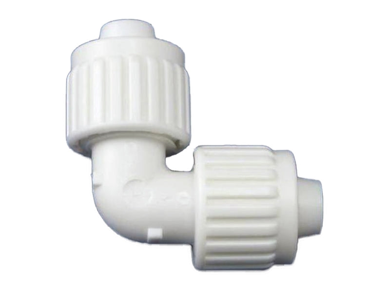 Flair-It PEXLOCK 16800 Tube Elbow, 1/2 in, Compression, 90 deg Angle, PVC