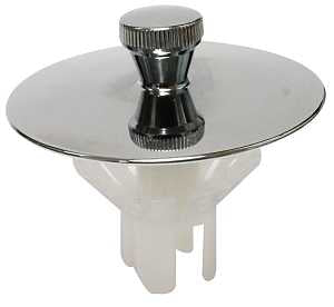 Keeney K826-37 Universal Drain Stopper, Polished Chrome