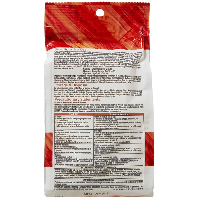 Enoz Moth Balls 6 oz, Pack of 6