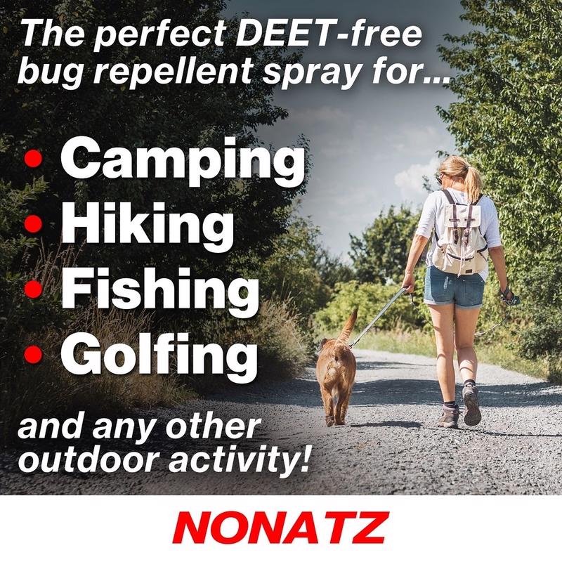 No Natz Organic Insect Repellent Liquid For Mosquitoes/Other Flying Insects 2 oz, Pack of 12