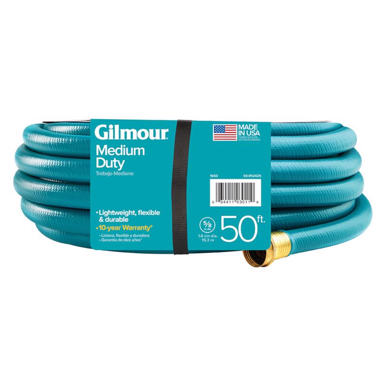 Gilmour 5/8 in. D X 50 ft. L Medium Duty Garden Hose