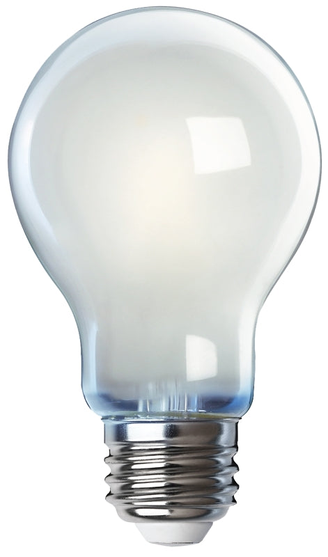 Feit Electric A1960/850/FIL/4 LED Bulb, General-Purpose, A19 Lamp, 60 W Equivalent, E26 Lamp Base, Dimmable, Frosted, Pack of 6