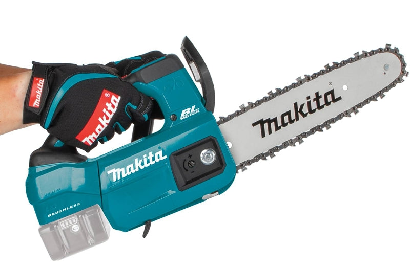Makita XCU06Z Chainsaw, Tool Only, 18 V, Lithium-Ion, 2 in Cutting Capacity, 10 in L Bar, 3/8 in Pitch, Top Handle