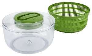 Goodcook 20515 Salad Spinner, Metal, Green