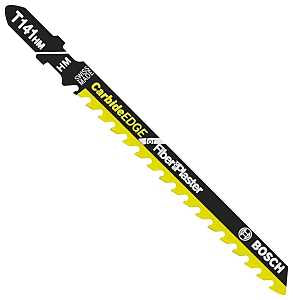 Bosch T141HM1 Jig Saw Blade, 4 in L, 6 TPI, Carbide Cutting Edge