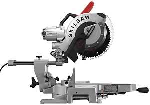 Skilsaw SPT88-01 Sliding Miter Saw, 12 in Dia Blade, 4000 rpm Speed, 60 deg Max Miter Angle, 45 deg Max Bevel Angle