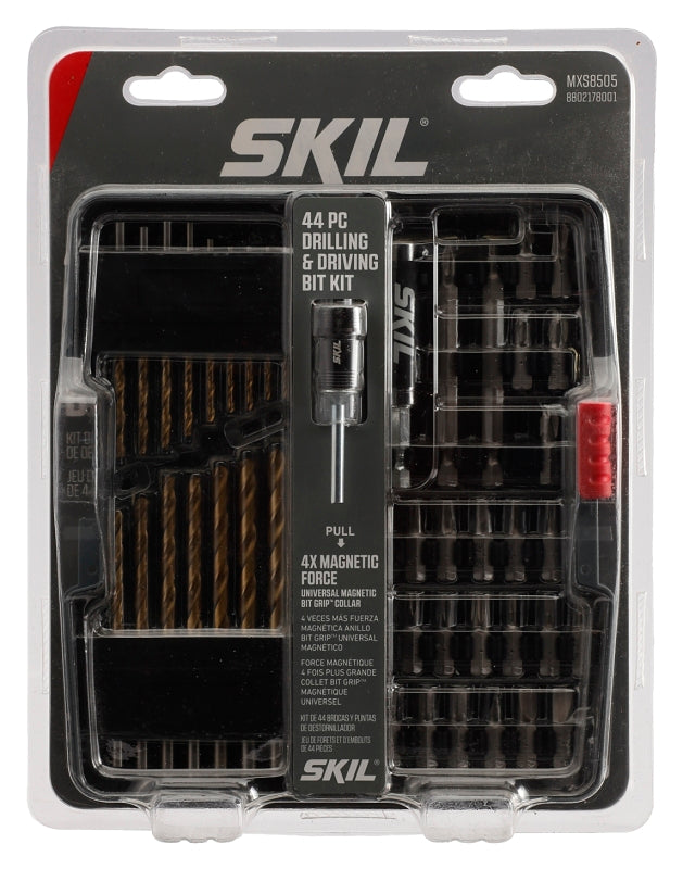 Skil MXS8505 Drill Bit Set, 44-Piece, Steel