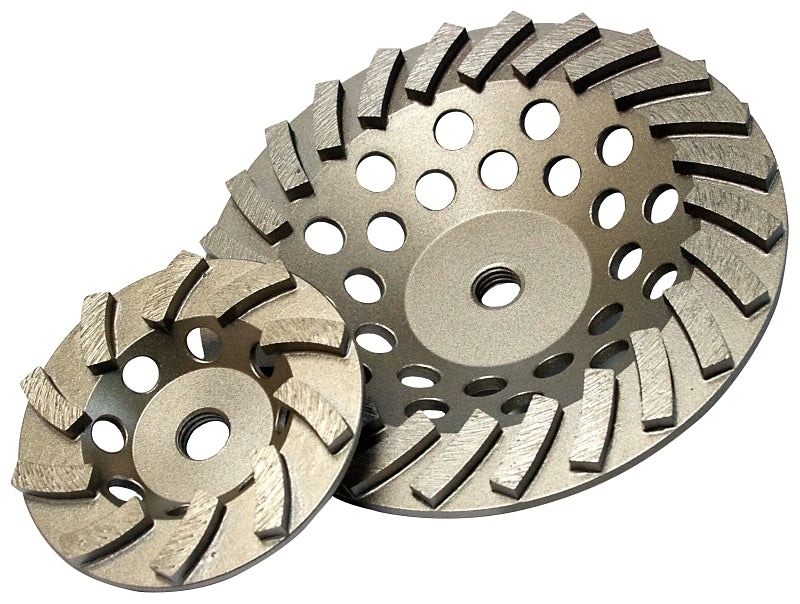 Diamond Products 22419 Cup Grinder, 4 in Dia, 1/8 in Thick, 5/8-11 Arbor, Diamond Abrasive