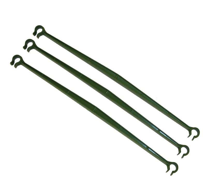 Gardener's Blue Ribbon SA12 Stake Arm, 12 in L, Plastic, Green, Pack of 12