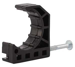 SharkBite 23221 J-Hook Nail Clamp, 3/4 in Opening, Plastic, For: 3/4 in Pipe Size