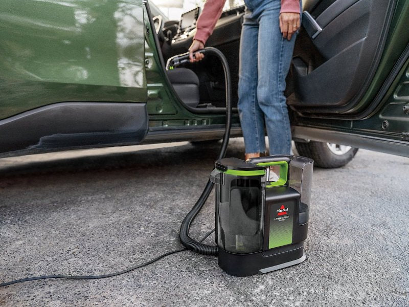 Bissell Little Green Max Pet Series 3857 Portable Carpet Cleaner, 32 oz Tank, 3 in W Cleaning Path