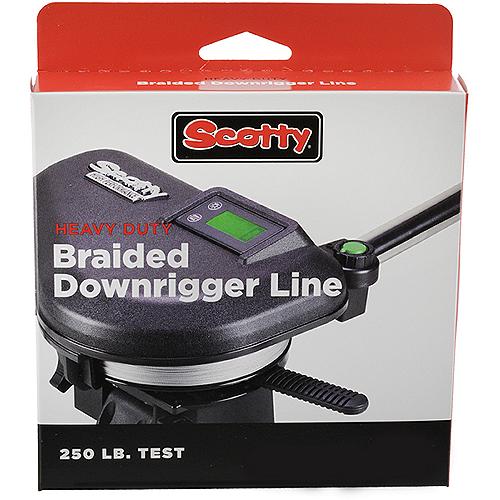 Scotty 2201K 250Lb Premium Braided Downrigger Line Kit, 300'