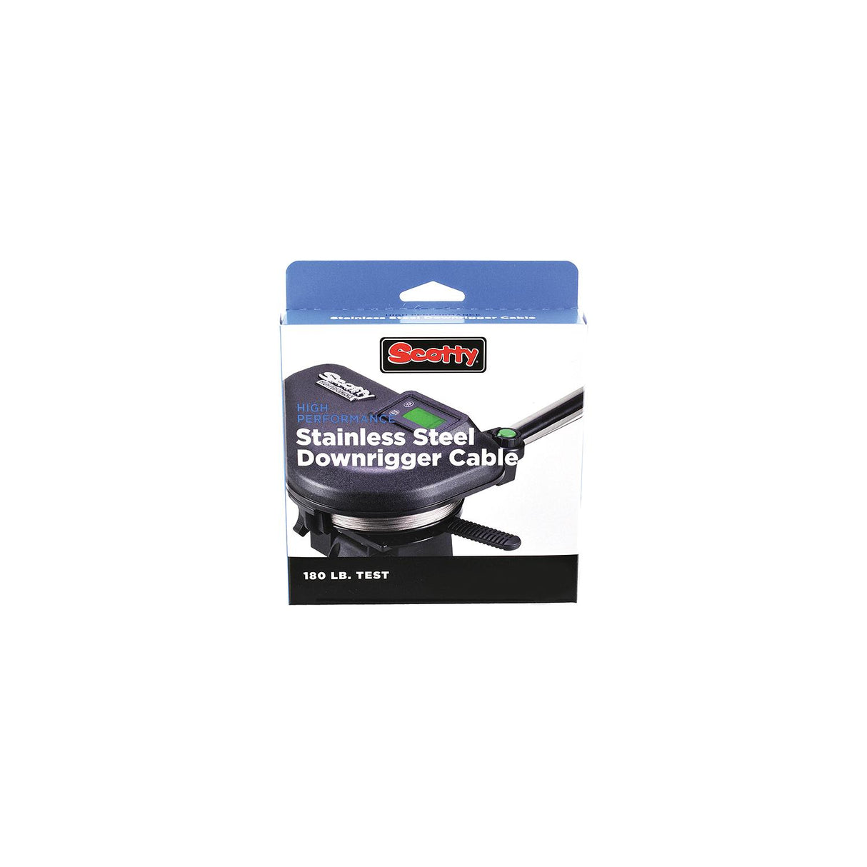 Scotty 2401K 180Lb Test High Performance Downrigger Cable, 300'