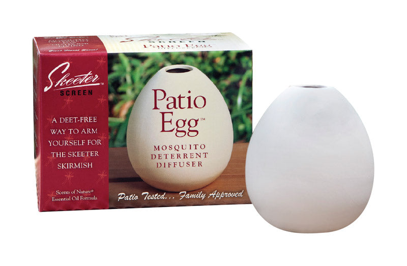 Skeeter Screen Patio Egg Insect Deterrent Diffuser For Mosquitoes 4 oz, Pack of 6