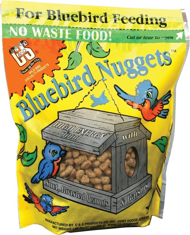 C&S Nuggets CS06526 Corn Bird Food, 27 oz, High-Energy, Bag