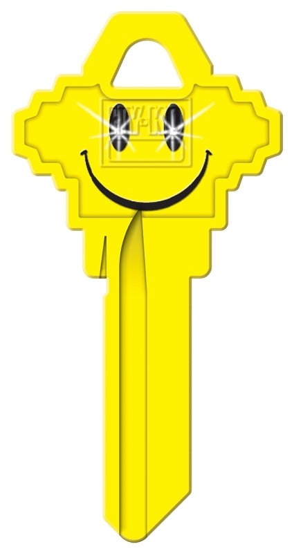 Hy-Ko 16005SC1-16 Key Blank, Smiley, For: Schlage SC1 Keyways, SC1-16 Key Number, Pack of 5