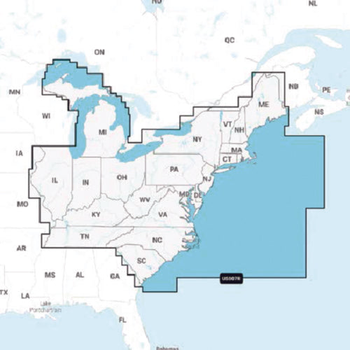 Navionics 010C137040 Platinum+ Cartography, U.S. East