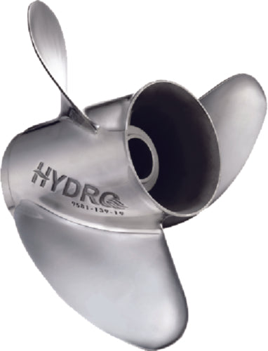 Solas 958113821 Rubex Hydro Stainless Steel Interchangeable Hub Propeller, RH, 4-3/4″ Gearcase, 13-3/4 x 21