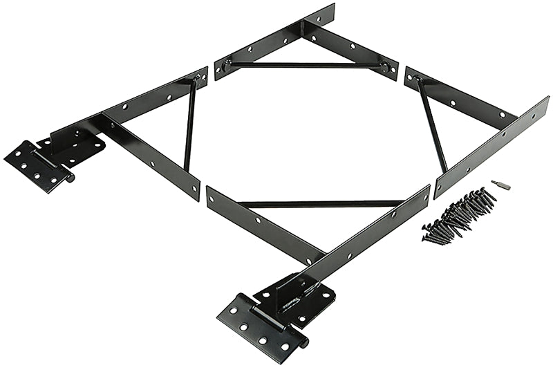 National Hardware N109-060 Anti-Sag Gate Kit, Steel, Black, 1-Piece
