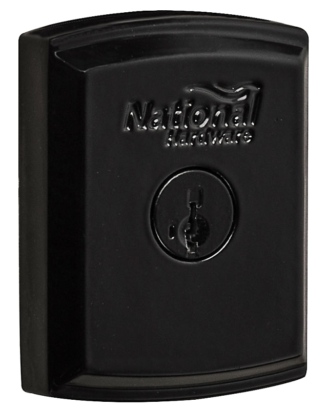 National Hardware SmartKey N109-080 Gate Lock, Black