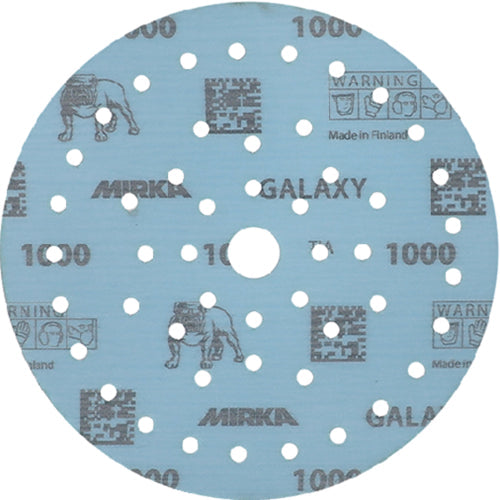 Mirka FY3MF800 Galaxy Dust Free Multi-Fit Grip Discs, 3″, Grade 800, 50/pk