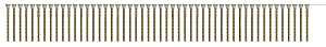 Camo 0395042 Screw, Tan, #9 Thread, 3 in L, Bugle Head, T20 Drive, Steel