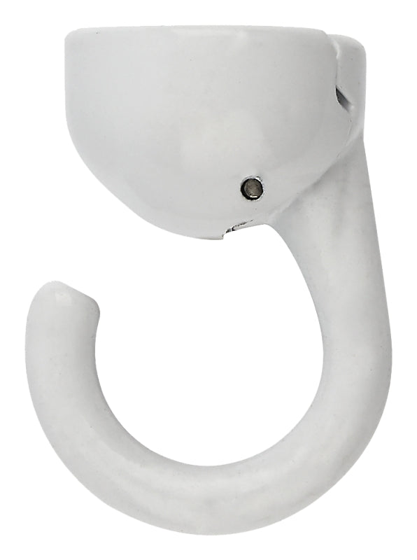 National Hardware N260-140 Elephant Hook, 30, 100 lb Working Load, 11 mm, Zinc, White