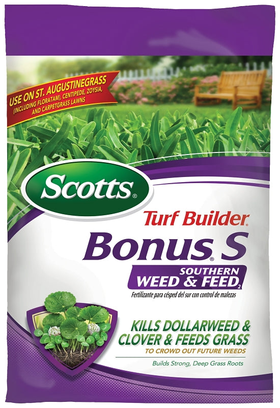 Scotts 3313B Southern Weed and Feed Fertilizer, 17.63 lb Bag, Granular, 29-0-10 N-P-K Ratio