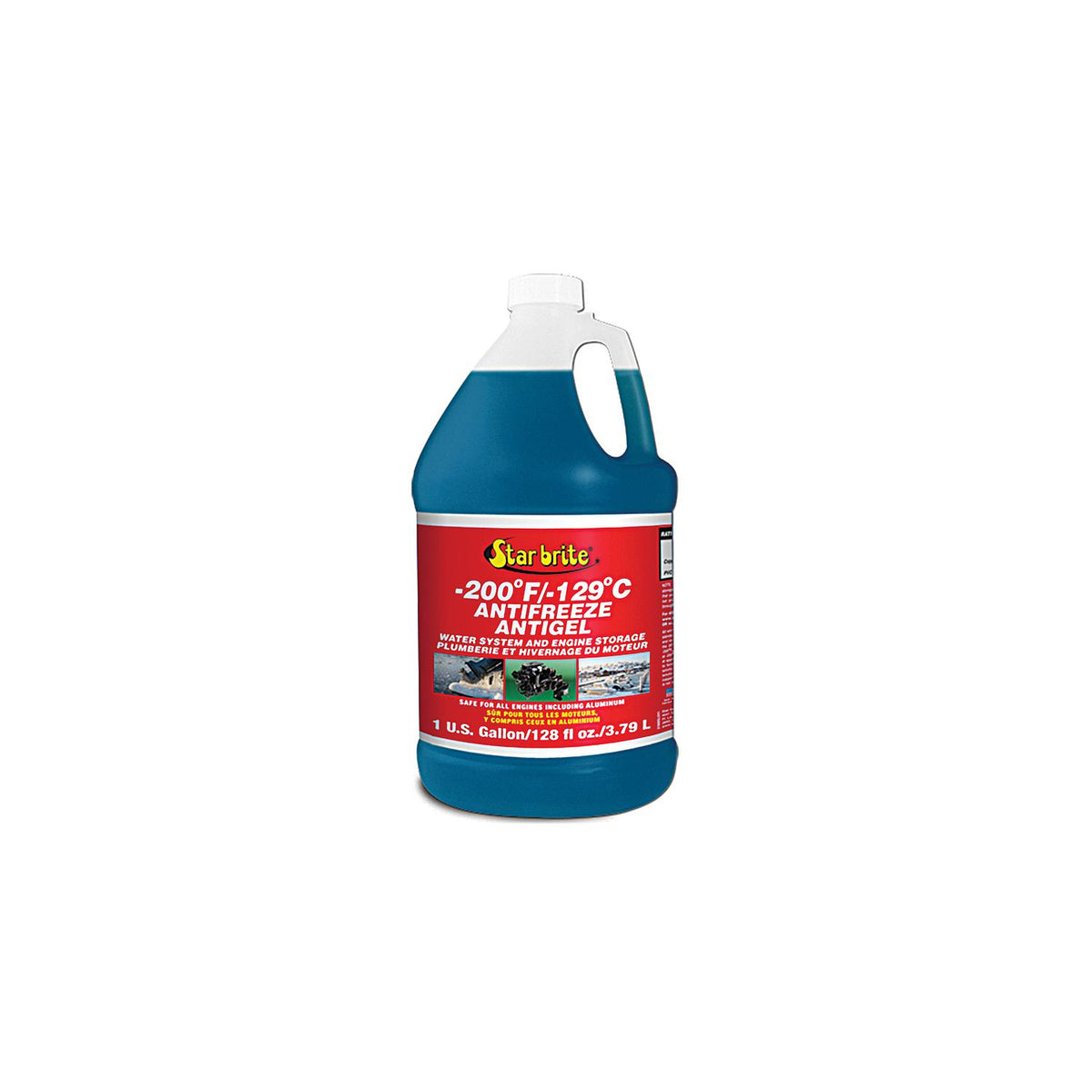 Starbrite 31600 -200° Non-Toxic Premium Antifreeze, Gal., Blue, Pack of 6