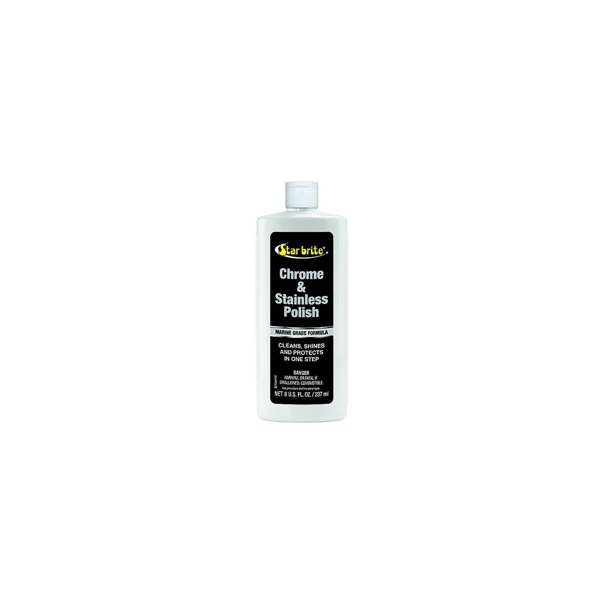 Chrome & Stainless Steel Polish, 8 oz.