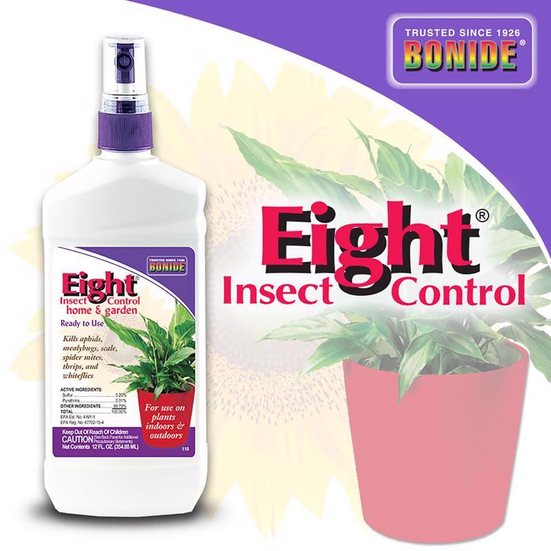 Bonide Eight 110 Insect and Disease Killer, Liquid, Spray Application, 12 oz