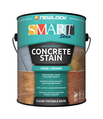 NewLook SmartStain Clear Acrylic Concrete Stain 1 gal, Pack of 4
