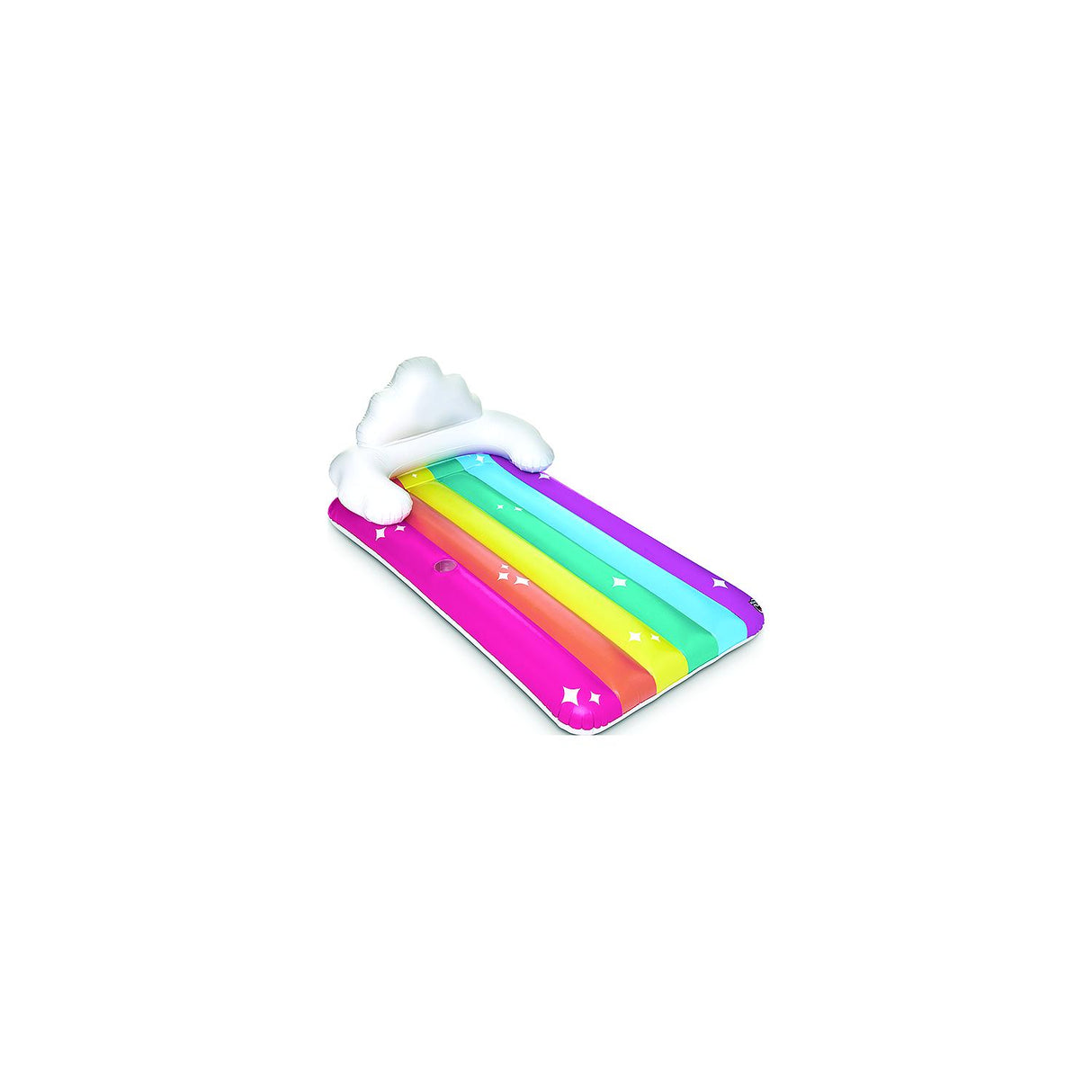 Big Mouth BMPF0094 Lounge Pool Float, Giant Rainbow, Pack of 4
