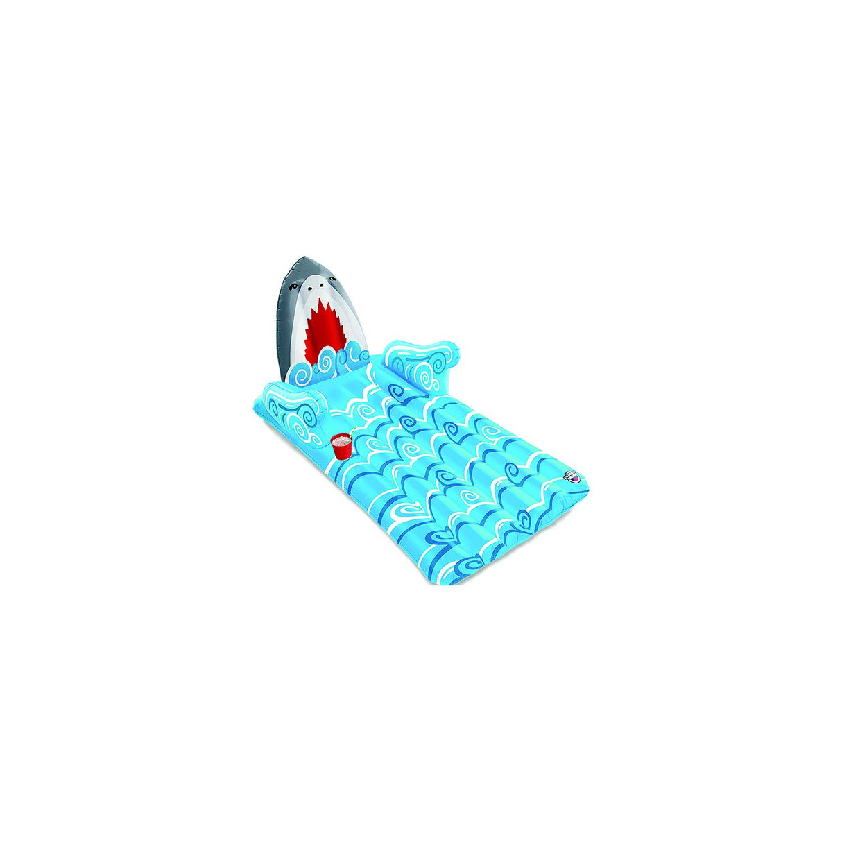 Big Mouth BMPF0163 Lounge Pool Float, Shark, Pack of 4