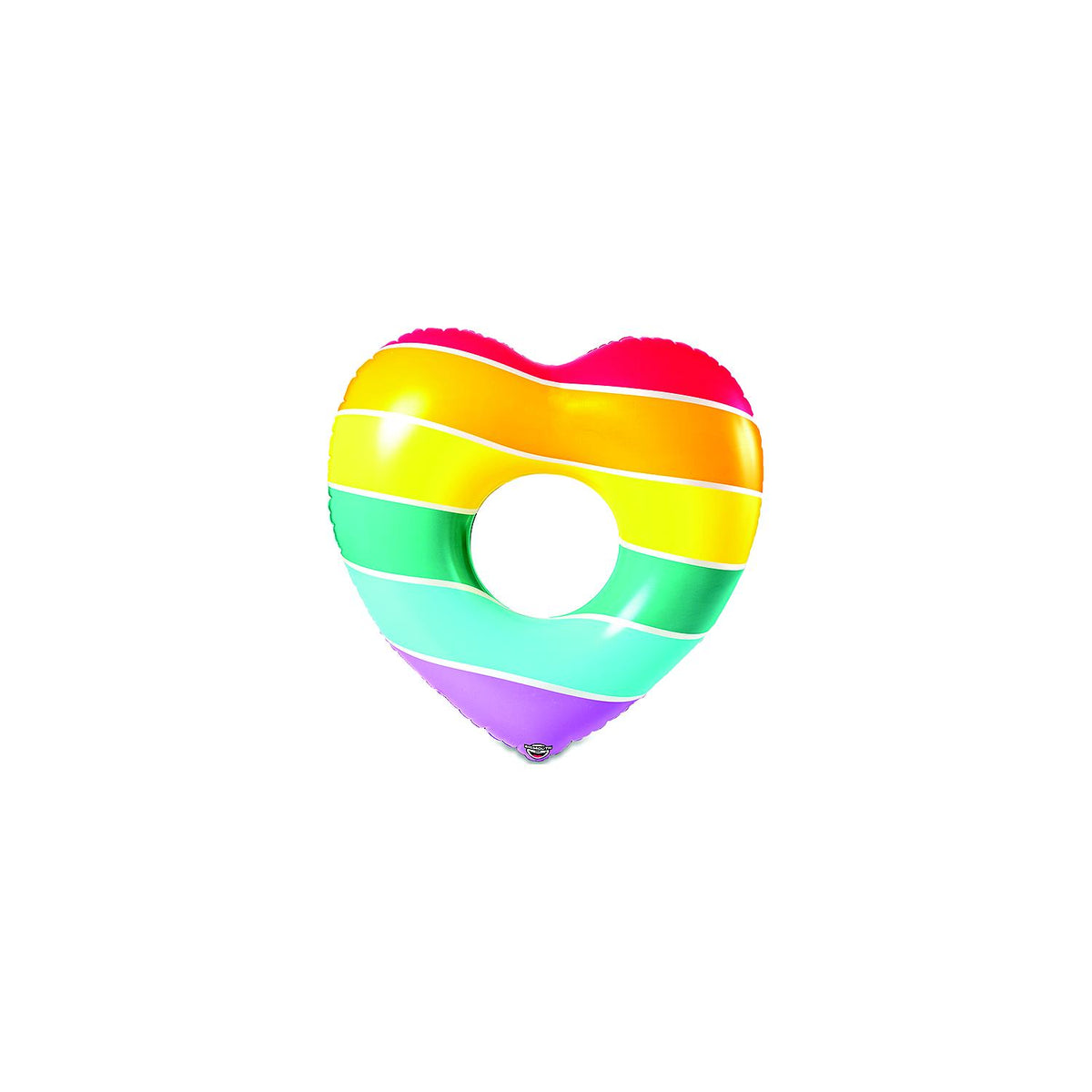 Big Mouth BMPF0173 Vinyl Pool Float, Rainbow Heart, Pack of 4