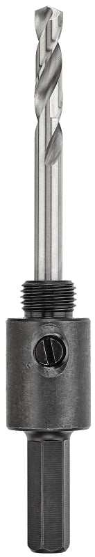 DEWALT DAH9384PBM Hole Saw Arbor, 1/2-20 Thread, Hex Shank, 3/8 in Shank
