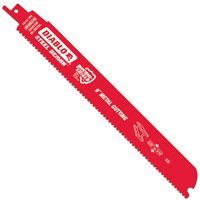 Diablo DS0914BF5 Reciprocating Saw Blade, 1 in W, 9 in L, 14/18 TPI