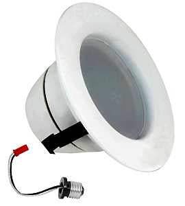 Feit Electric LEDR4/927CA Recessed Downlight, 540 Lumens, 3.8 in D x 3.25 in H Dimensions, 2700 K Color Temp