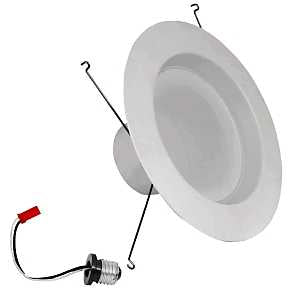 Feit Electric LEDR56/927CA Recessed LED Downlight, 120 V, LED Lamp, Aluminum, Soft White