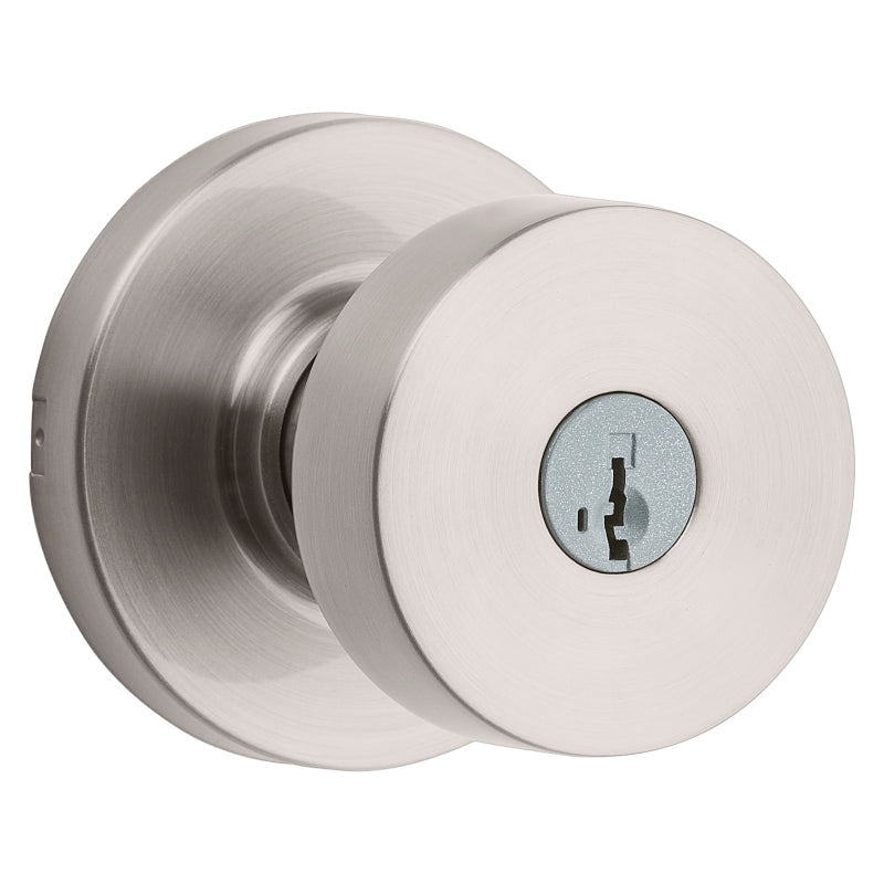 Kwikset Signature Series 740PSK RDT 15 SMT Entry Knob Set, Knob Handle, Satin Nickel, Zinc, KW1, SC1 Keyway, AAA Grade