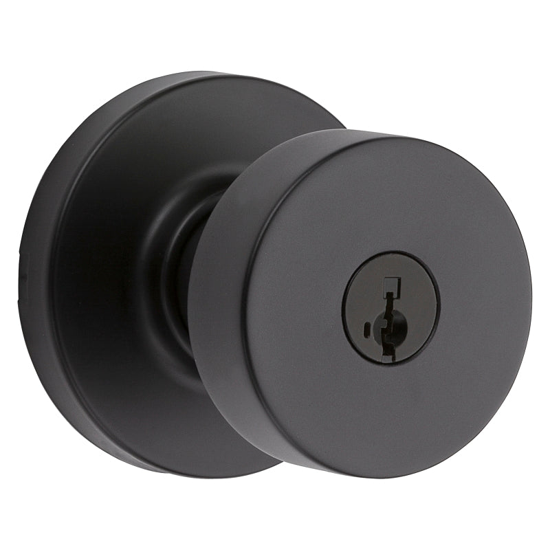 Kwikset Signature Series 740PSK RDT 514 SMT Entry Knob Set, Knob Handle, Matte, Zinc, KW1, SC1 Keyway, Residential