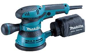 Makita BO5041K Series Random Orbit Sander, Includes: (1) 166078-4 Dust Bag, (1) 416063-0 Dust Bag Nozzle, (1) Tool Case