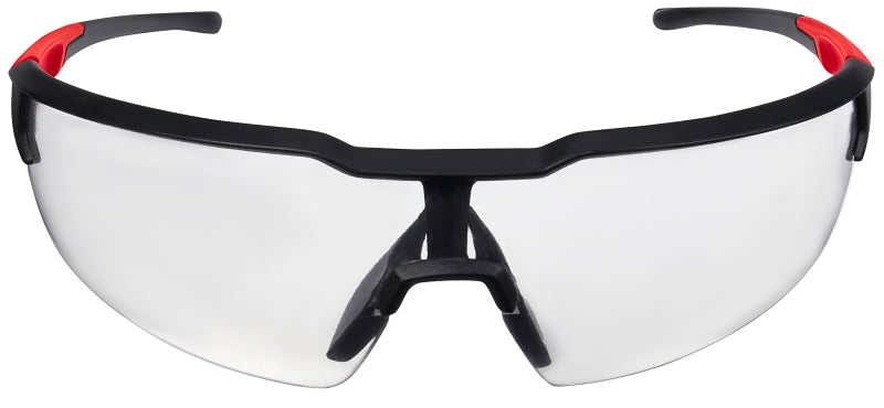 Milwaukee 48-73-2012 Safety Glasses, Unisex, Anti-Fog, Scratch-Resistant Lens, Polycarbonate Lens, Plastic Frame