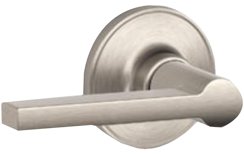Dexter J Series J10V SOL 619 Passage Lever, Mechanical Lock, Satin Nickel, Metal, Residential, 3 Grade, ADA Compliant