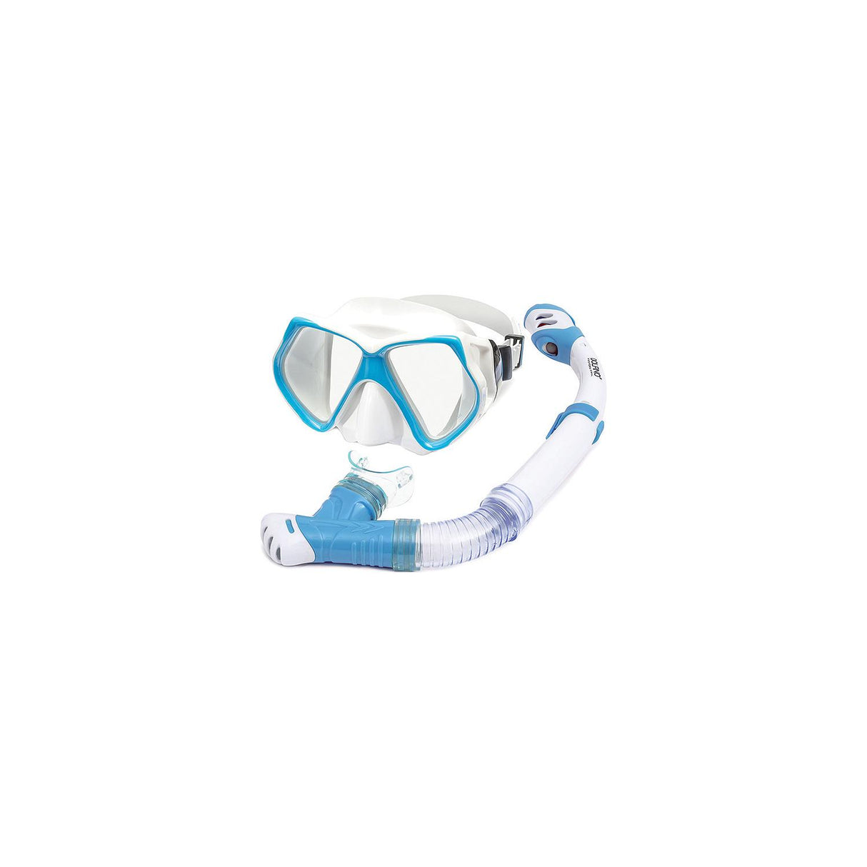 Aqua Leisure DPC17864S3 Gemini Adult Dive Combo Set, Blue/White