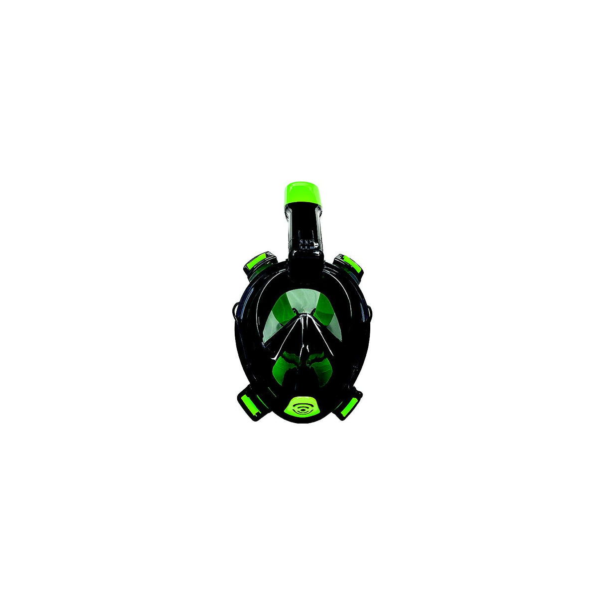 Aqua Pro DPM17478LS2 Frontier Full Face Snorkeling Mask, Smoke/Green