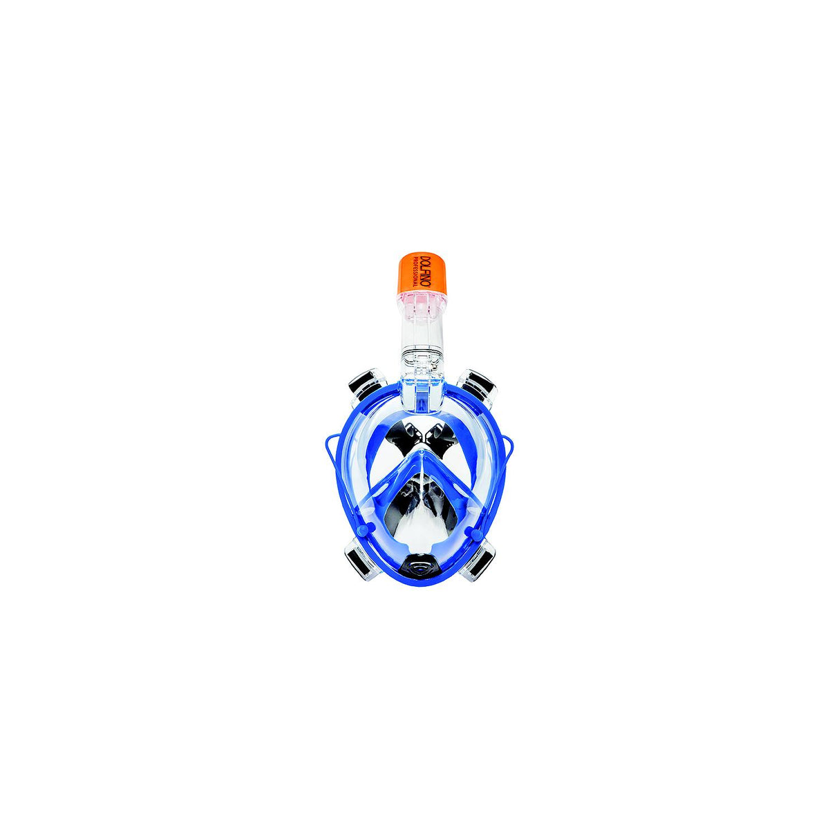 Aqua Pro DPM17478SBLC Frontier Full Face Snorkeling Mask, Blue, Sm/Md