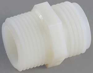 Anderson Metals 53778-1212 Hose Adapter, 3/4 x 3/4 in, GHT x MPT, Nylon, For: Garden Hose