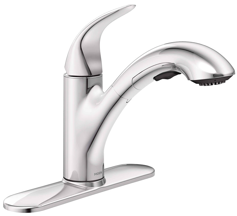 Moen Medina Series 87039SRS Pull-Out Kitchen Faucet, 1.5 gpm, 1-Faucet Handle, 1 or 3-Faucet Hole, Stainless Steel