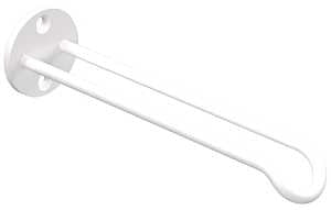 National Hardware N275-522 Plant Hanger Wall Base, 7 in L, 1-25/32 in H, Steel, White, Screw, Wall